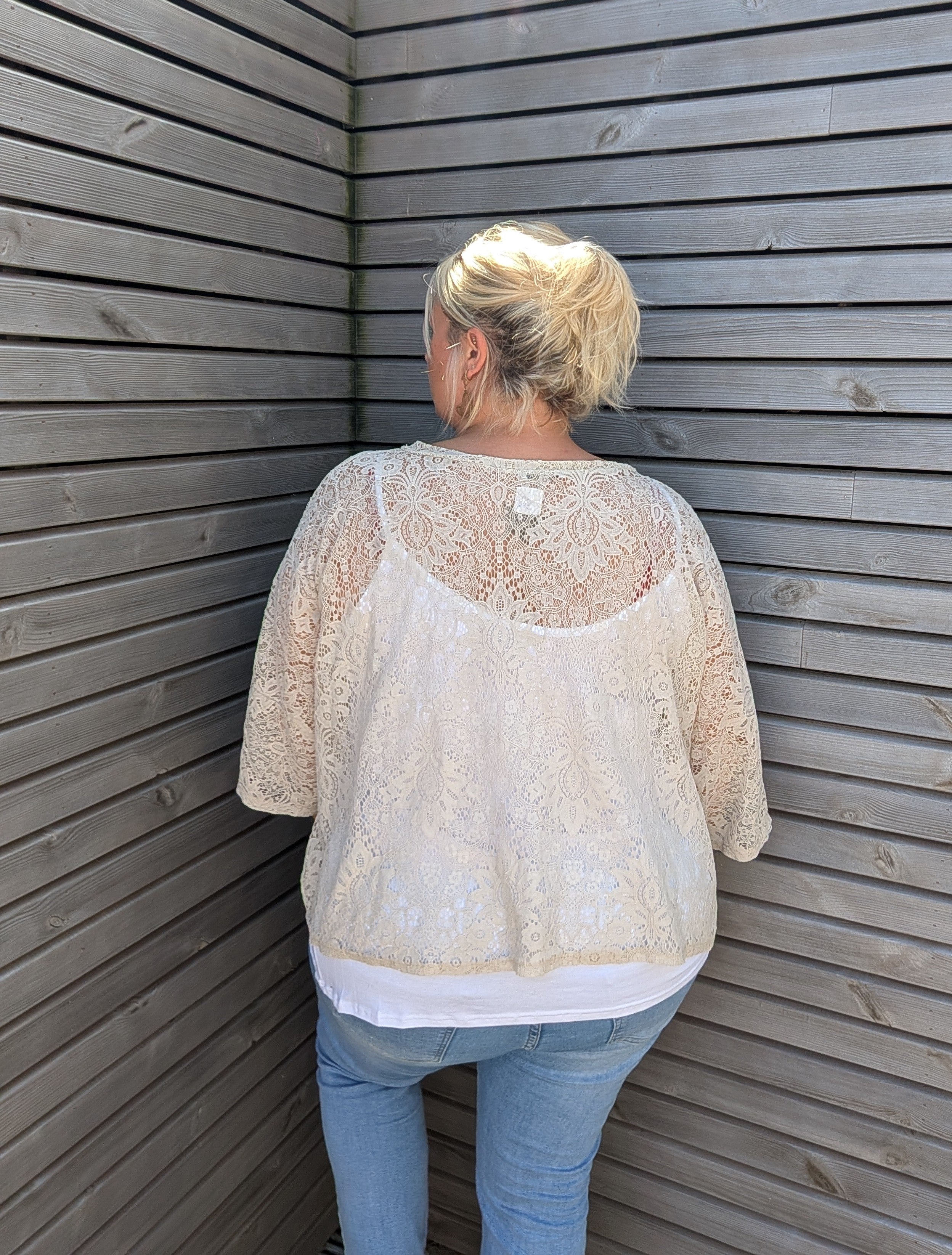 Blouse CROCHET beige