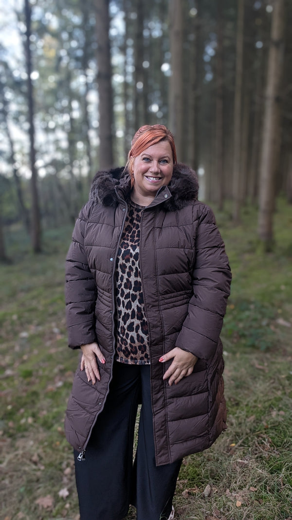 Manteau JINA chocolat
