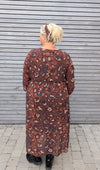 Robe SOLENE brune