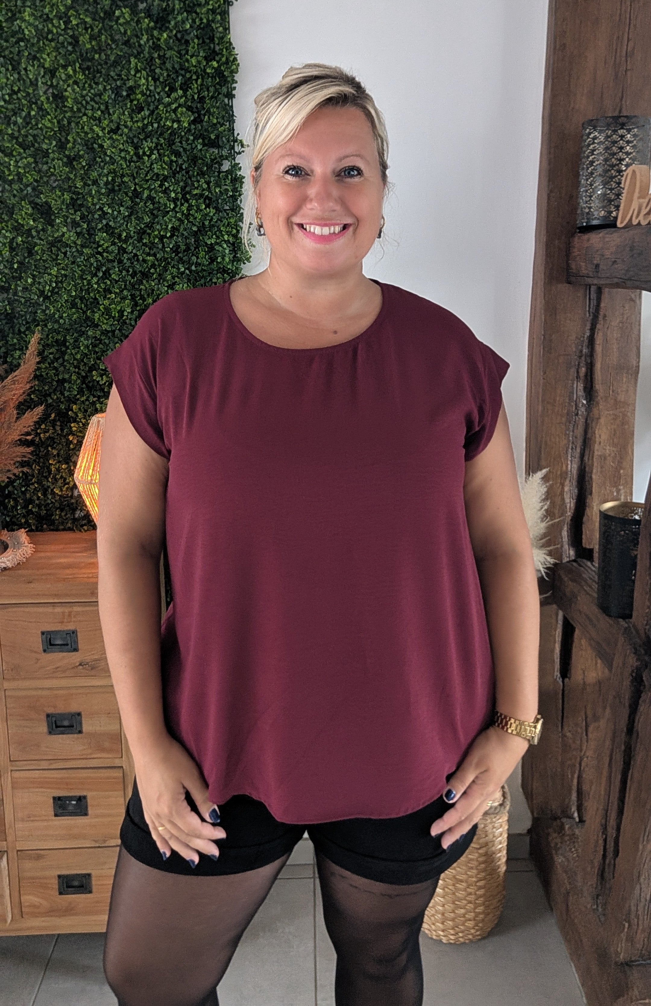Blouse MALO bordeaux