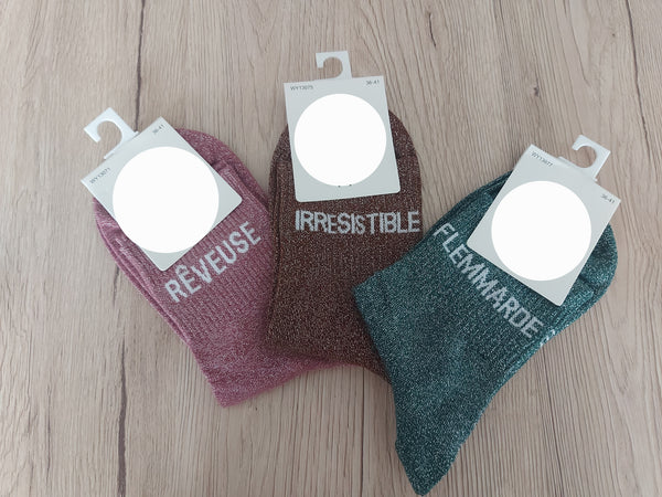 Chaussette à paillettes ADULTE
