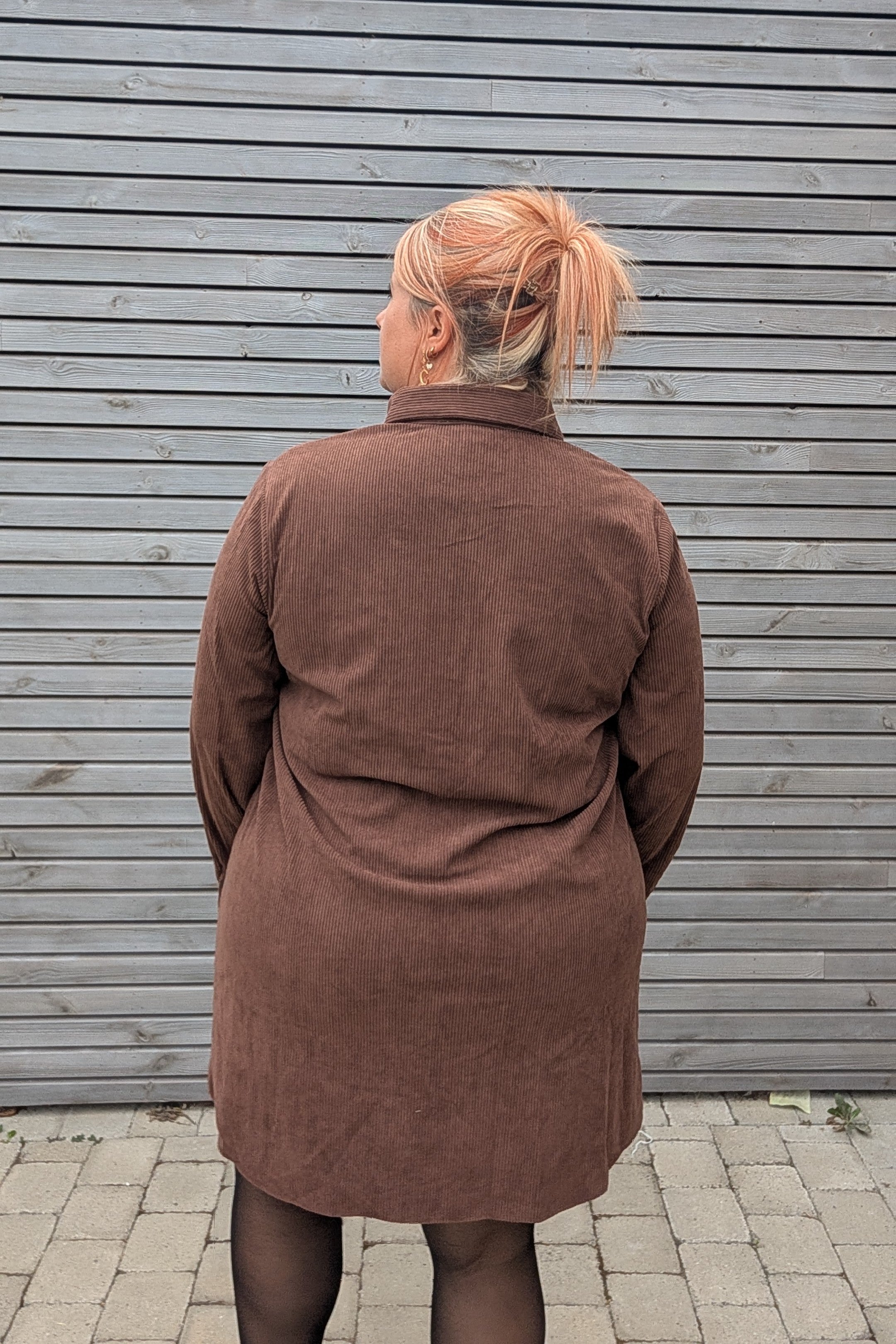Robe VELOURS café
