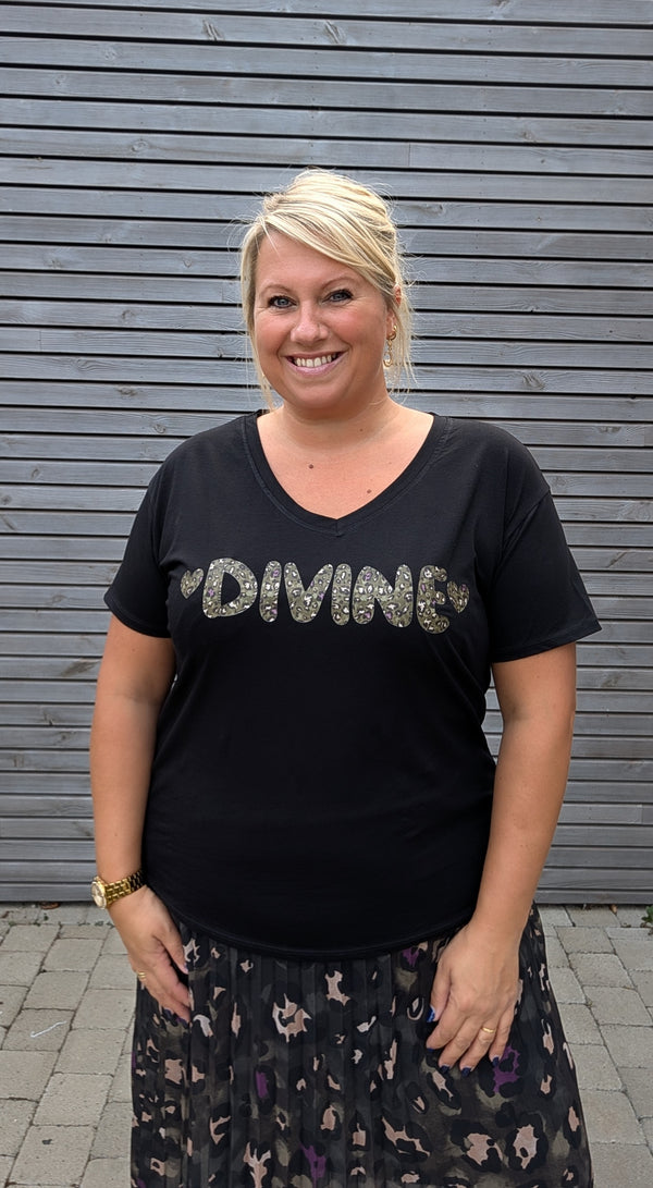 Tee shirt DIVINE kaki