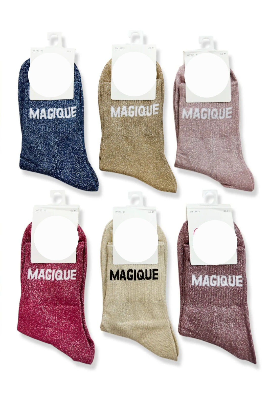 Chaussette à paillettes ADULTE