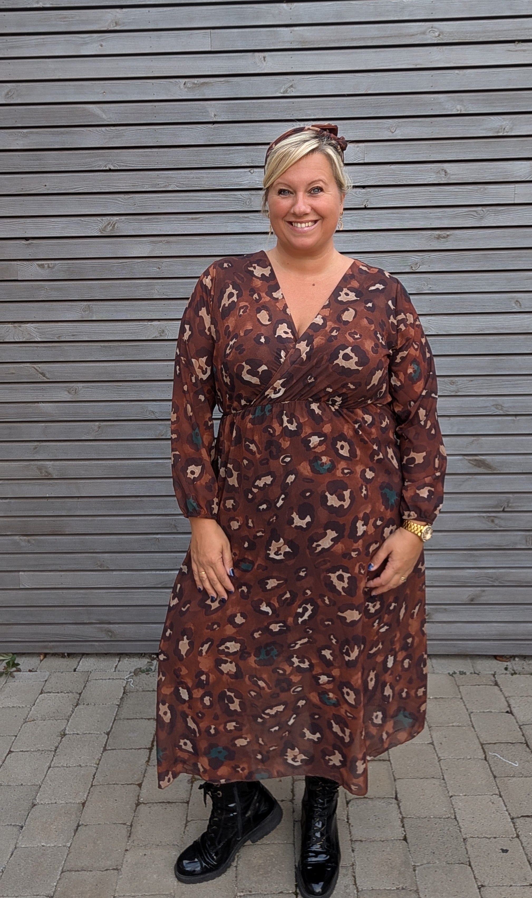 Robe SOLENE brune
