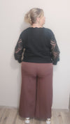Pantalon MATHILDA marron