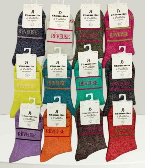 Chaussette à paillettes ADULTE