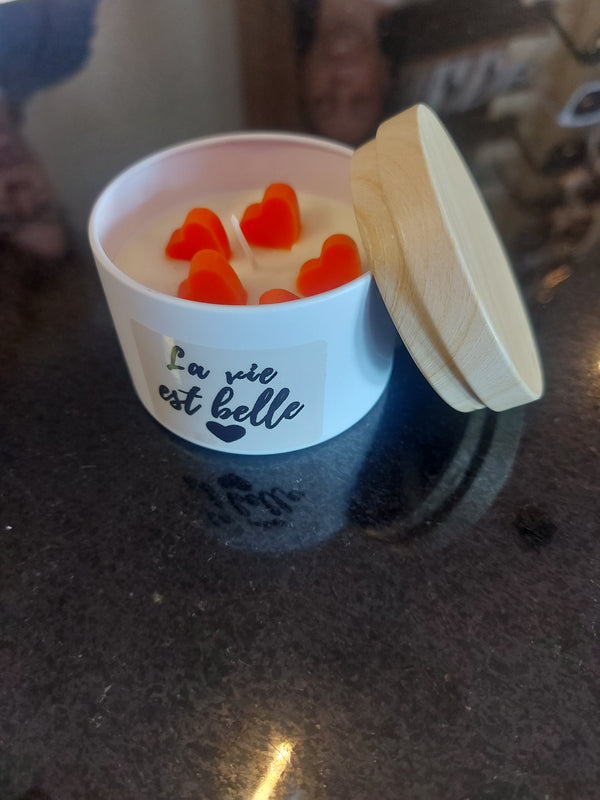 Bougie LA VIE EST BELLE