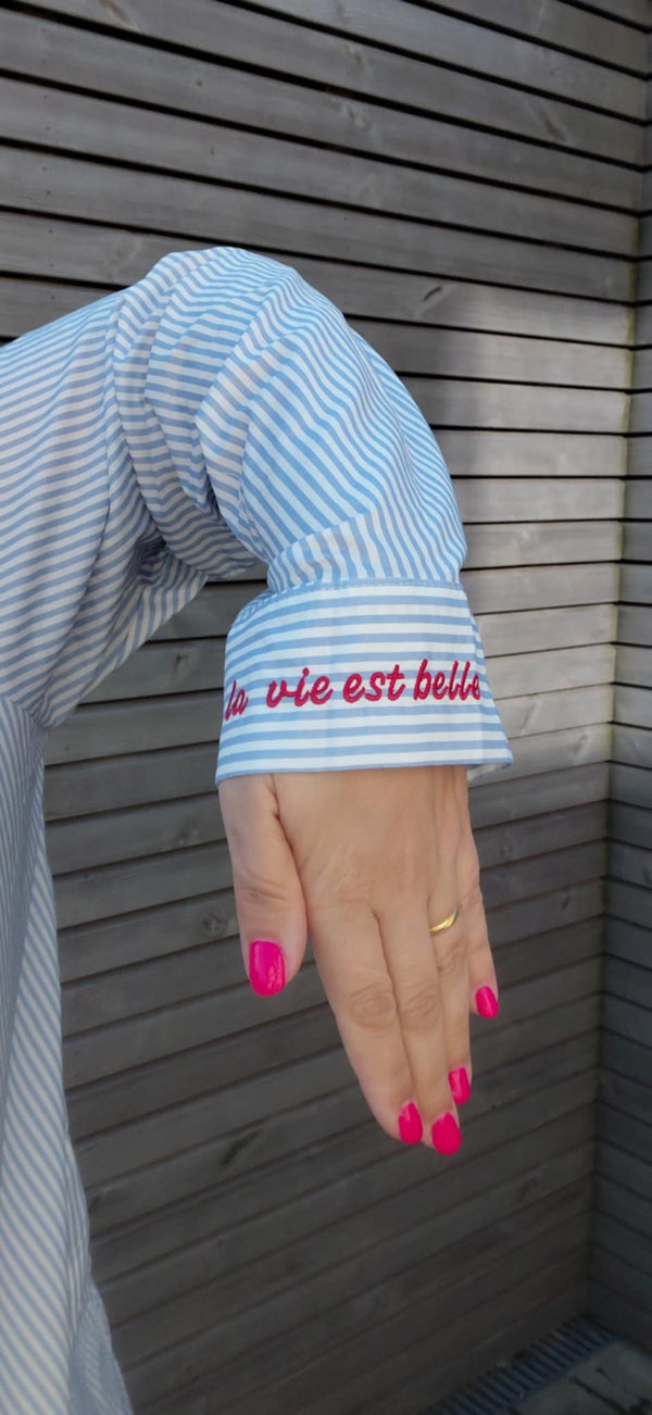 Chemisier "La vie est belle"