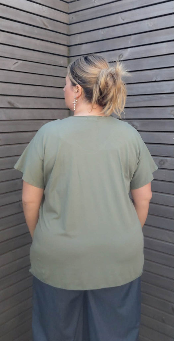 Tee shirt COPINE kaki