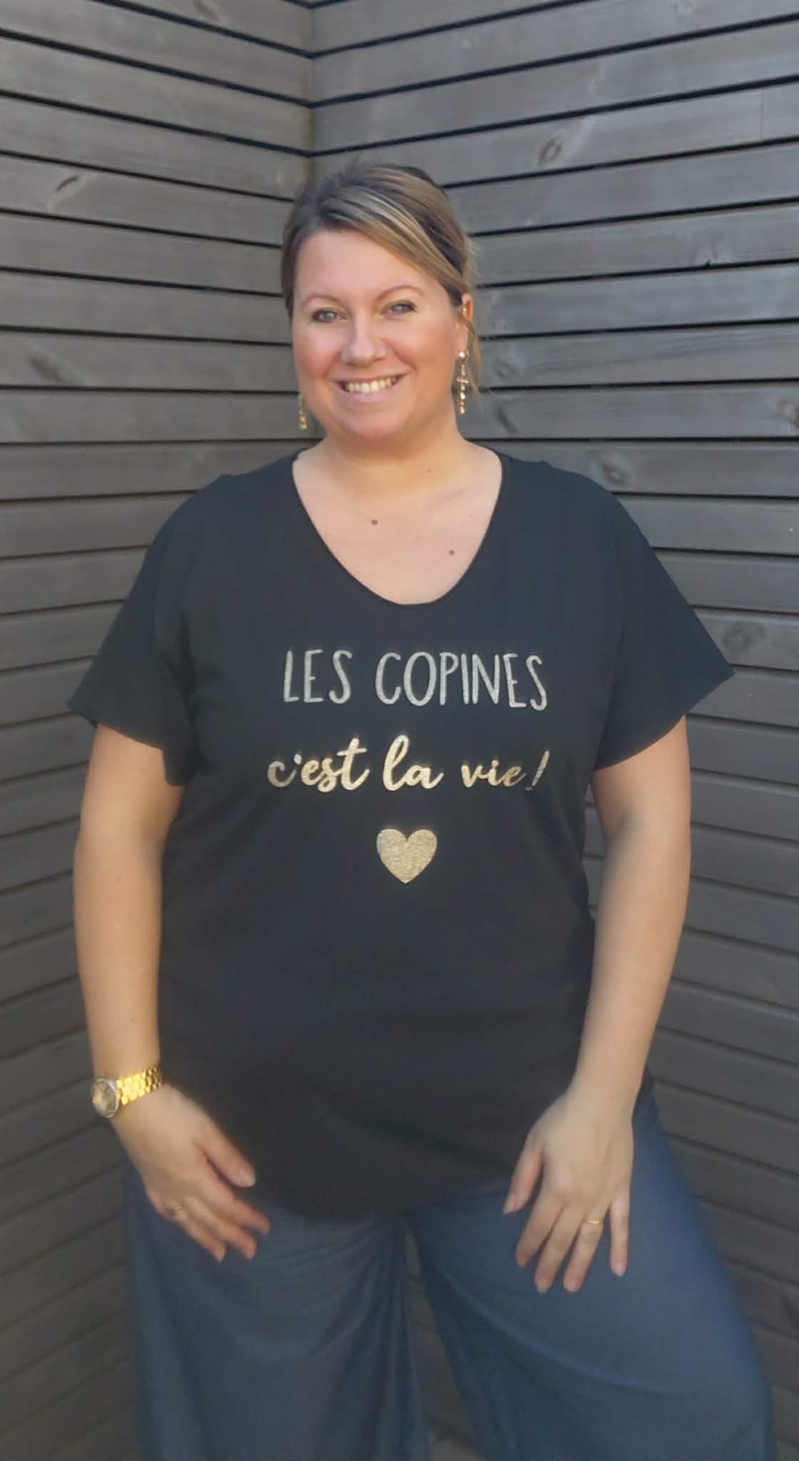 Tee shirt COPINE noir