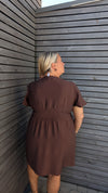 Robe ANIZA chocolat