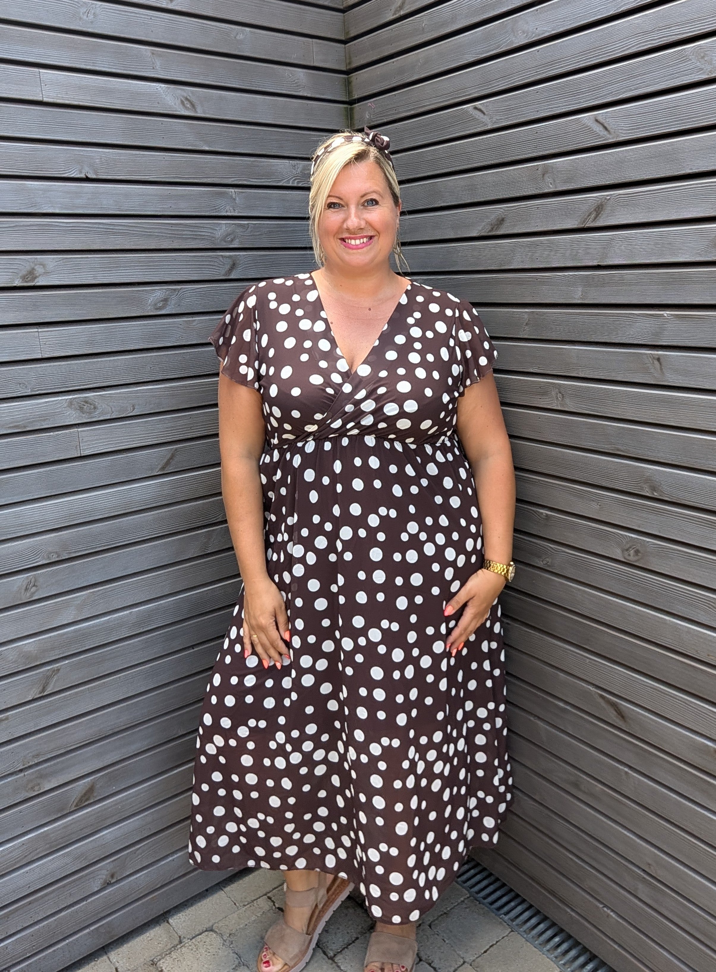 Robe POIS chocolat