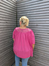 Blouse DENTELLE fushia