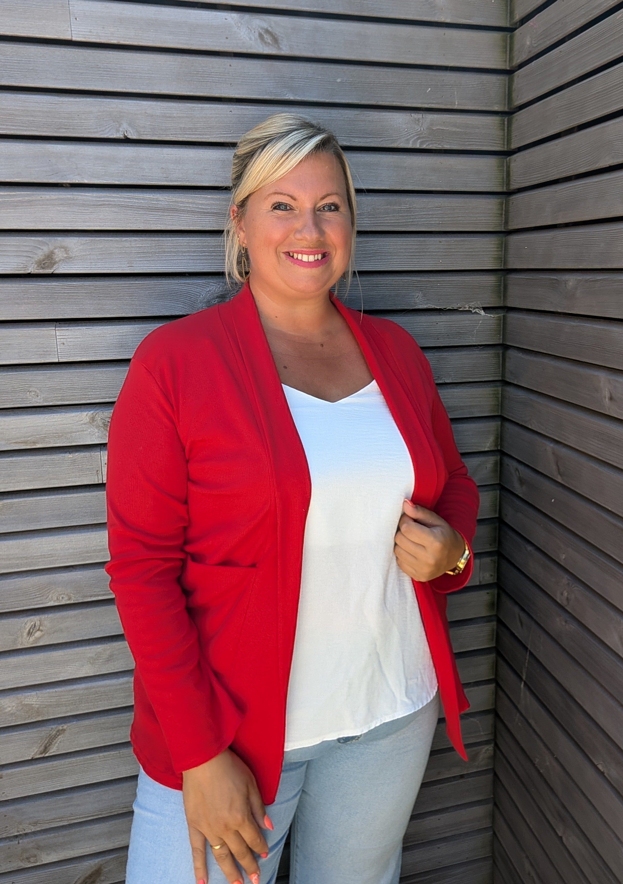 Blazer/Gilet rouge