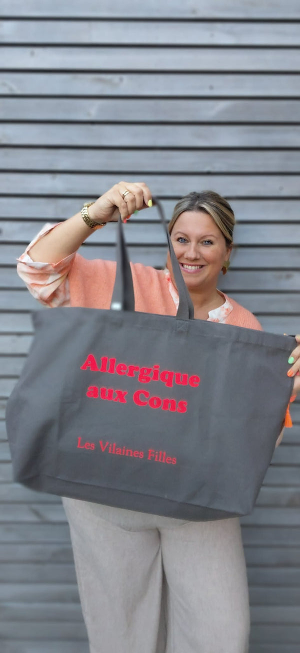 Sac XXL "ALLERGIQUE AUX CONS "