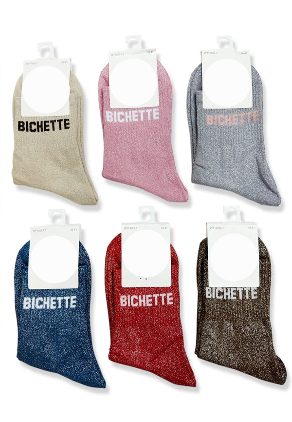 Chaussette à paillettes ADULTE