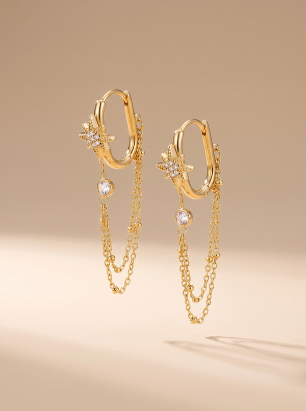 Boucles d'oreilles ETOILE