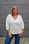 Pull HUGEL blanc