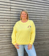 Sweat MOMMY jaune