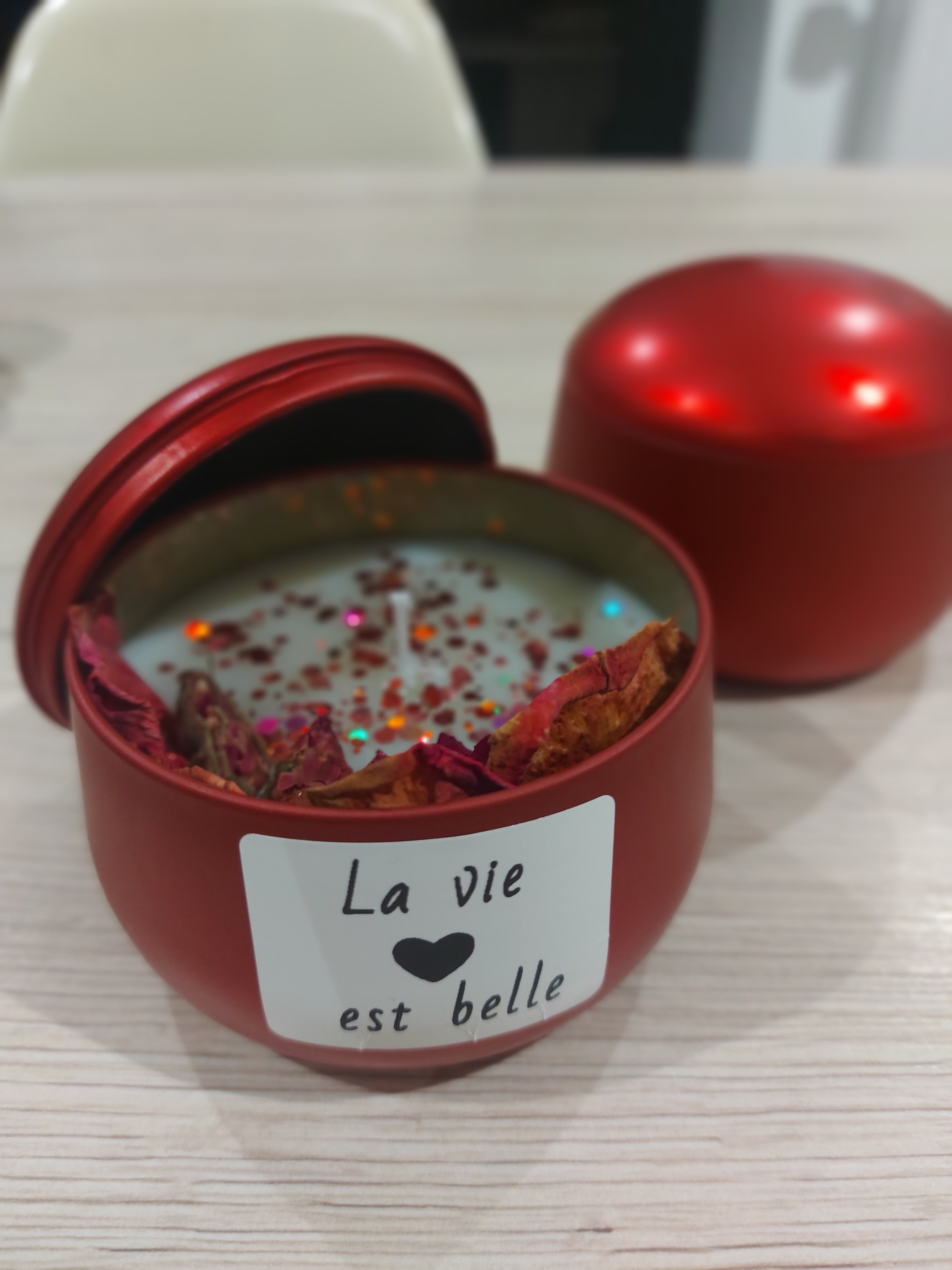 Bougie La vie est belle