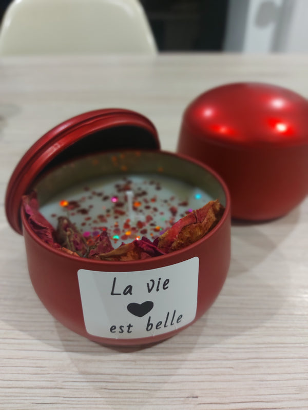 Bougie La vie est belle