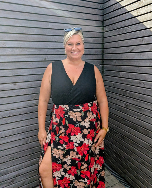 Combishort / robe IBIZA noire
