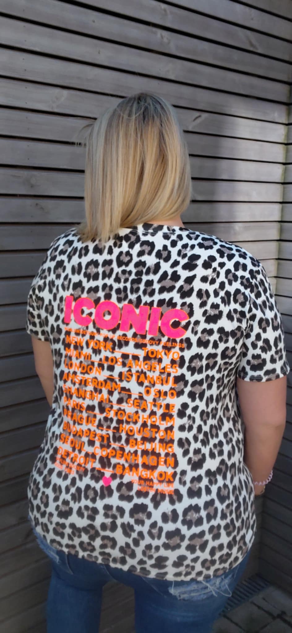 T shirt ICONIC leopard