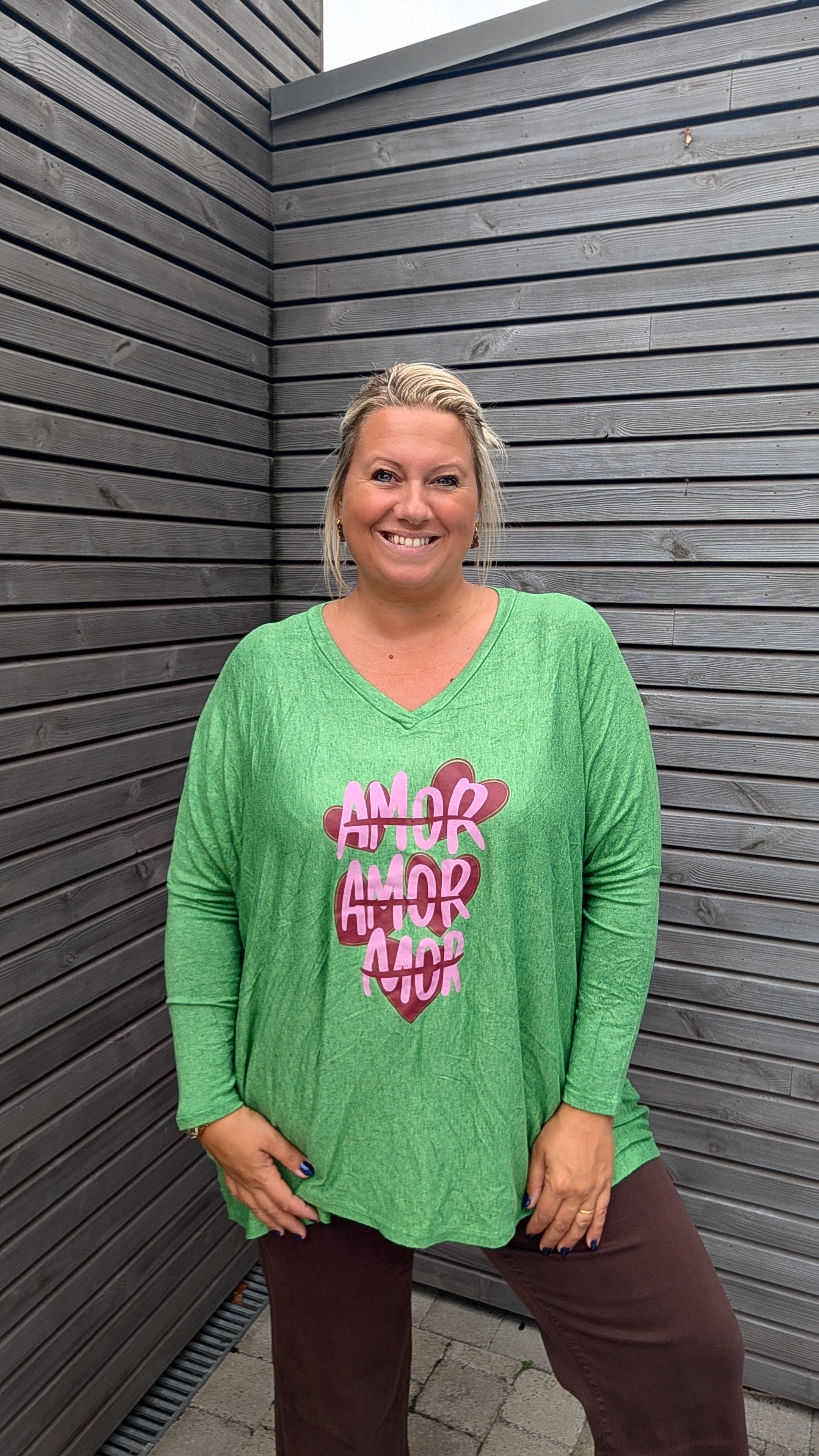 Pull AMOR plus vert