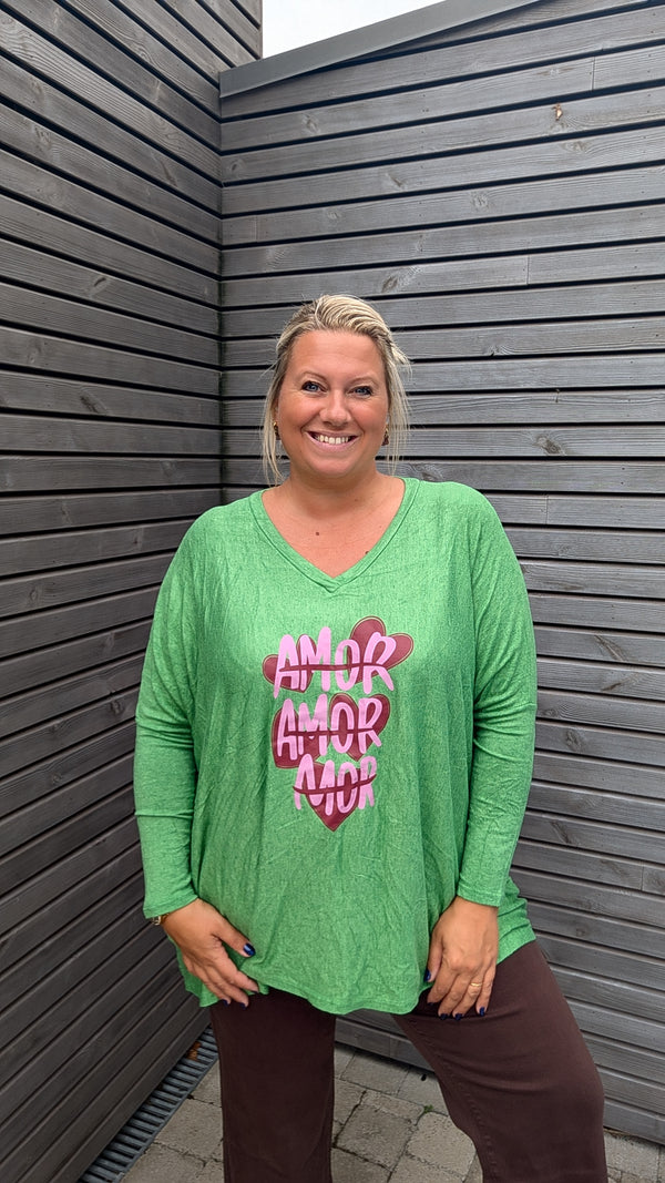 Pull AMOR plus vert