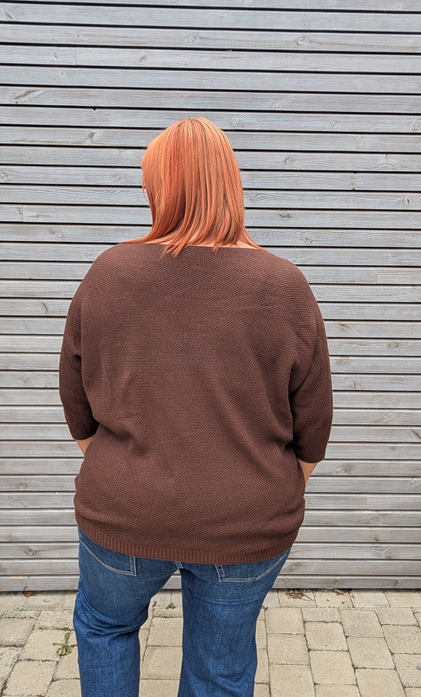 Pull HUGEL chocolat
