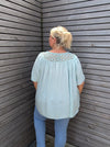 Blouse DENTELLE Turquoise