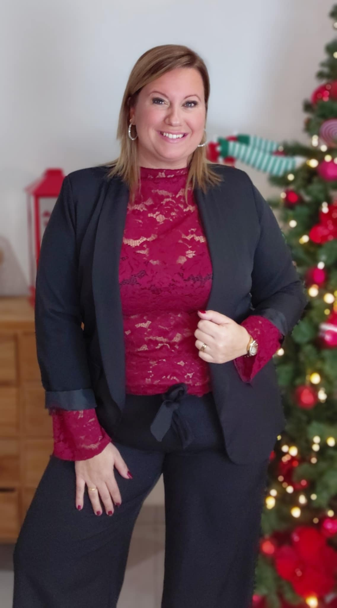 Blouse CAMELIA bordeaux