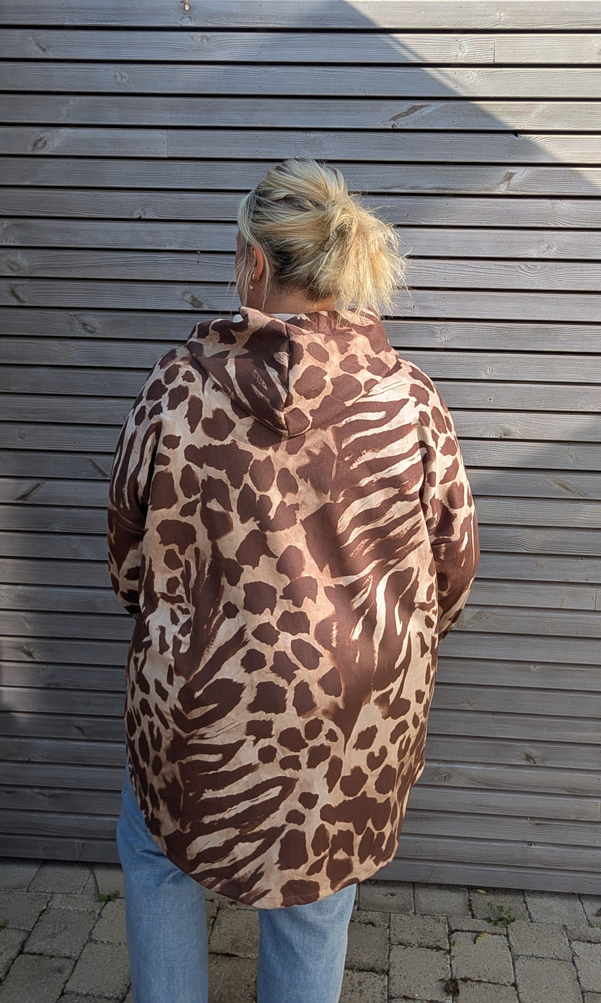 Veste suédine PLUS animal