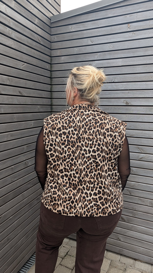 Veste sans manche LEOPARD