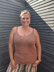 Top LUREX terracotta