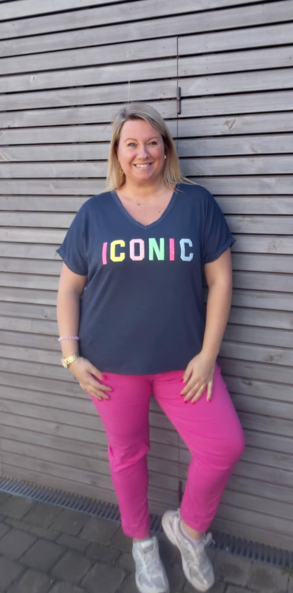 T shirt ICONIC marine