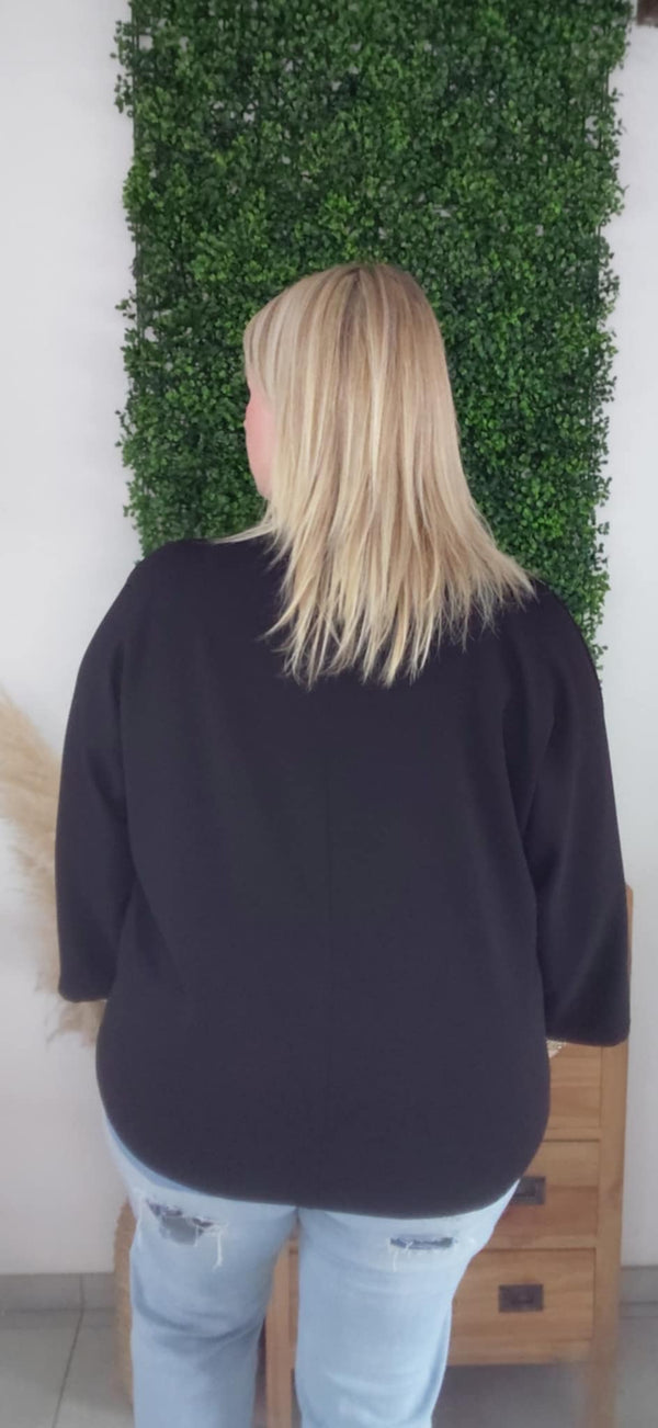 Blouse JULIETTE noir