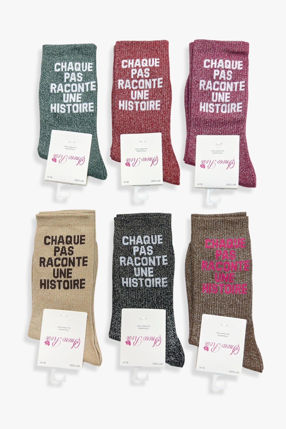 Chaussette à paillettes ADULTE