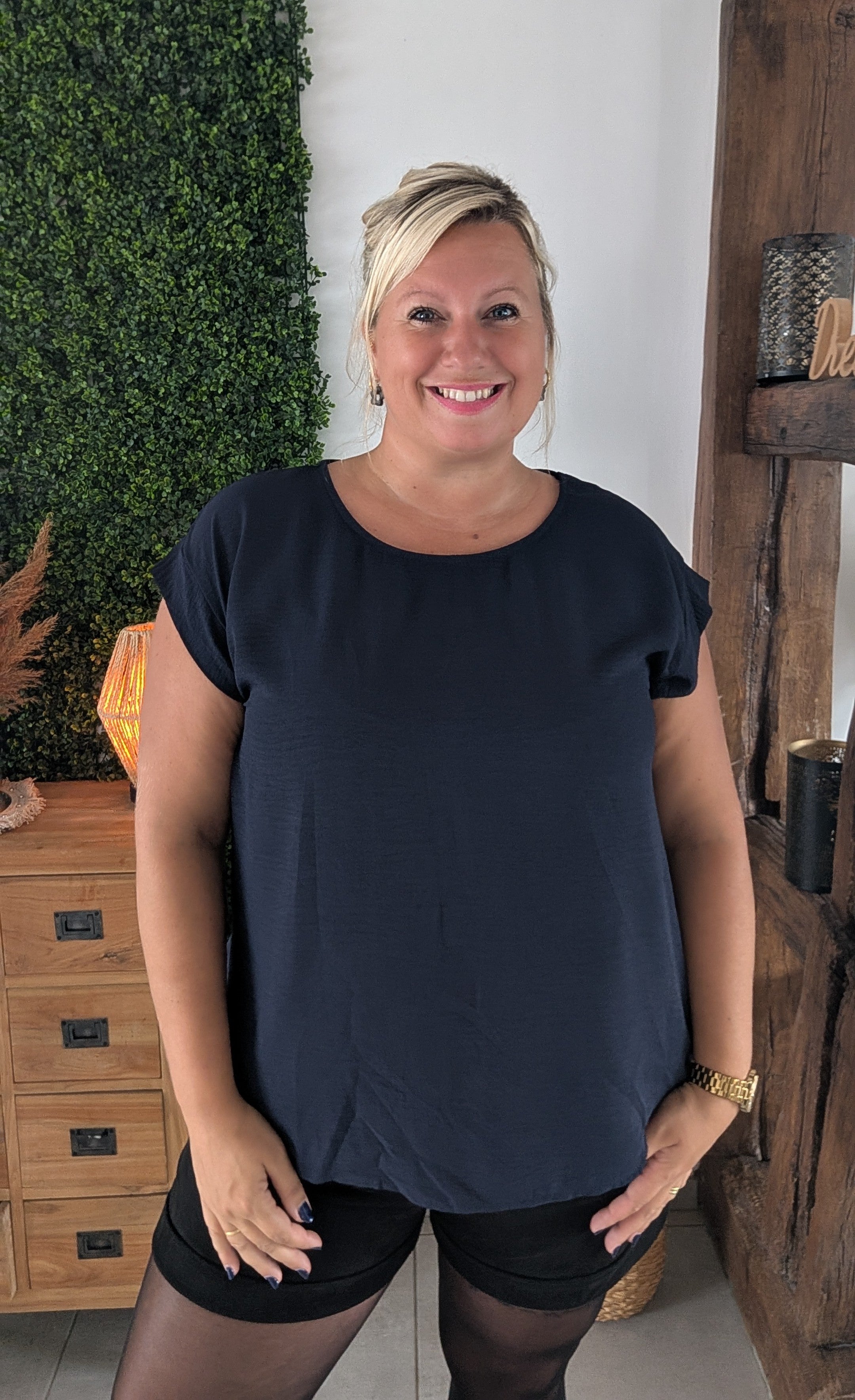 Blouse MALO bleu marine