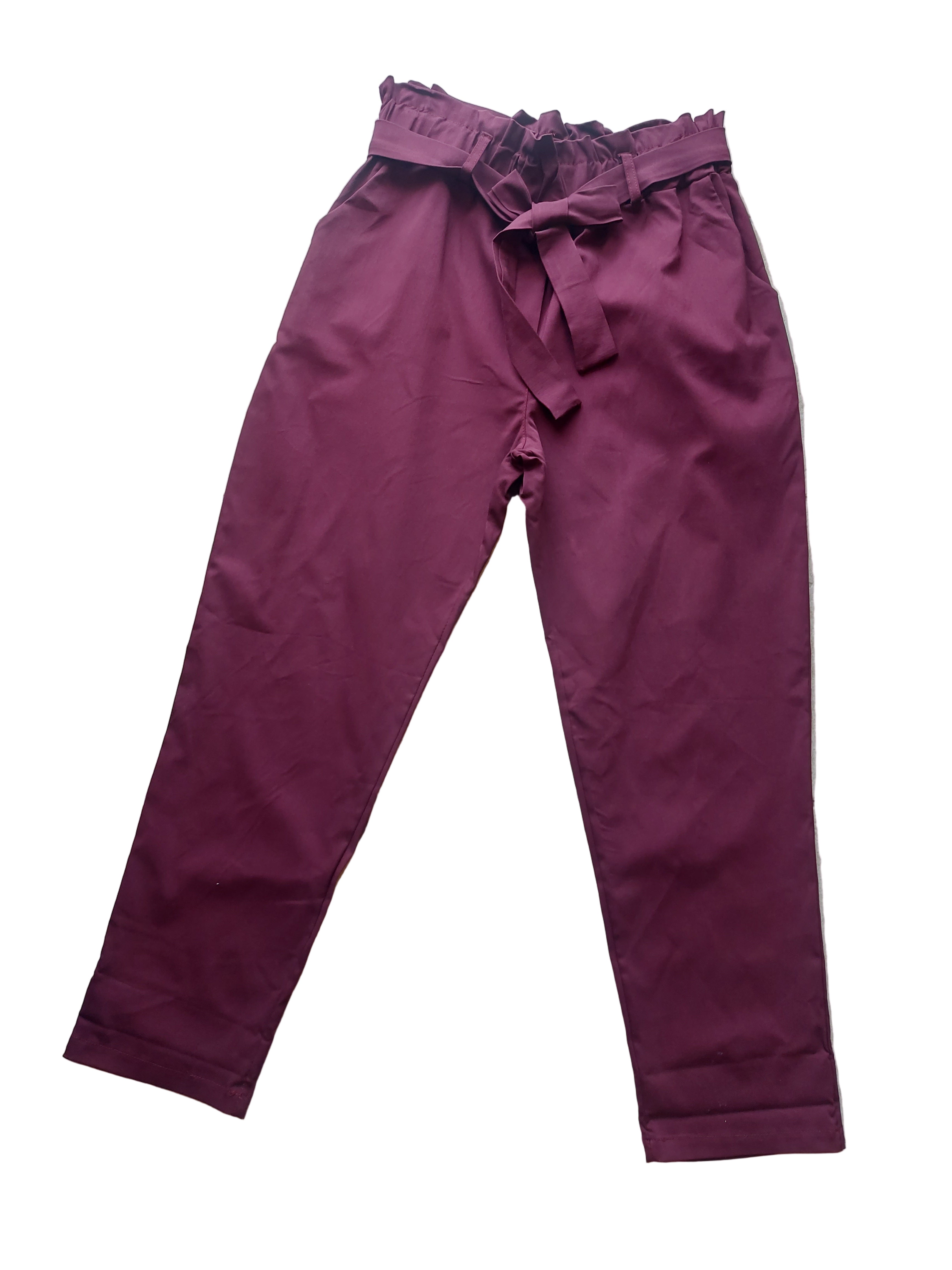 Pantalon CLOE bordeaux