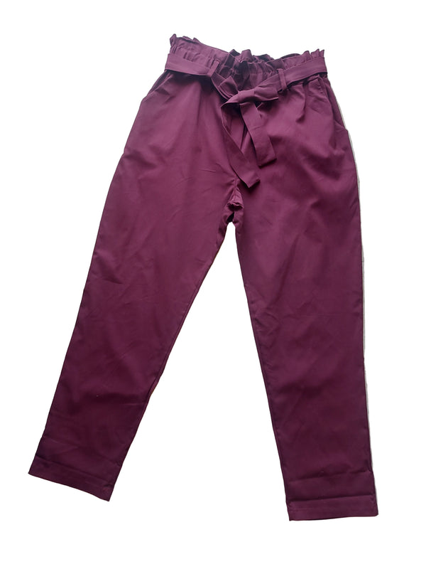Pantalon CLOE bordeaux