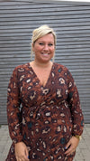 Robe LAORA brune