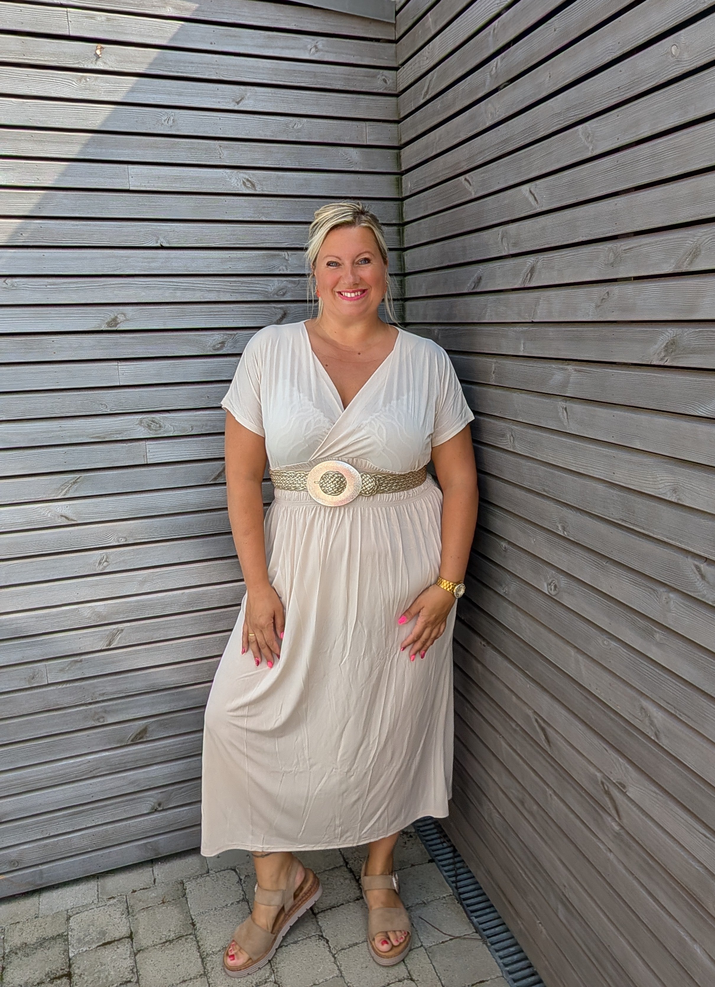Robe magique beige