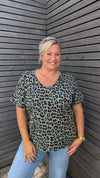 Tee shirt LEOPARD kaki
