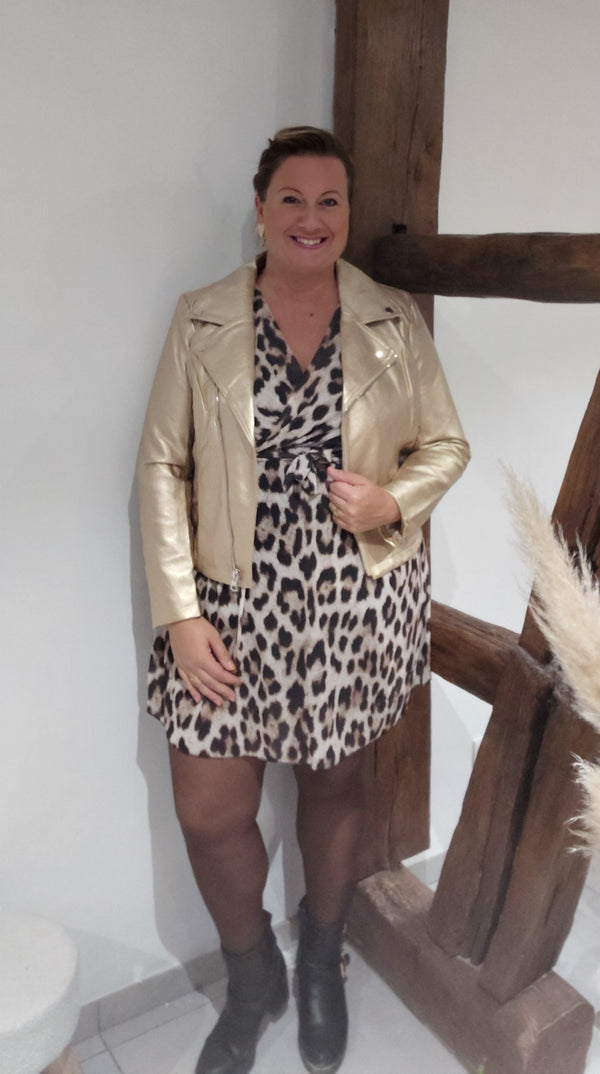 Veste simili doré