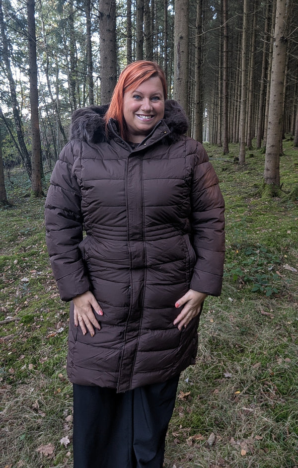 Manteau JINA chocolat