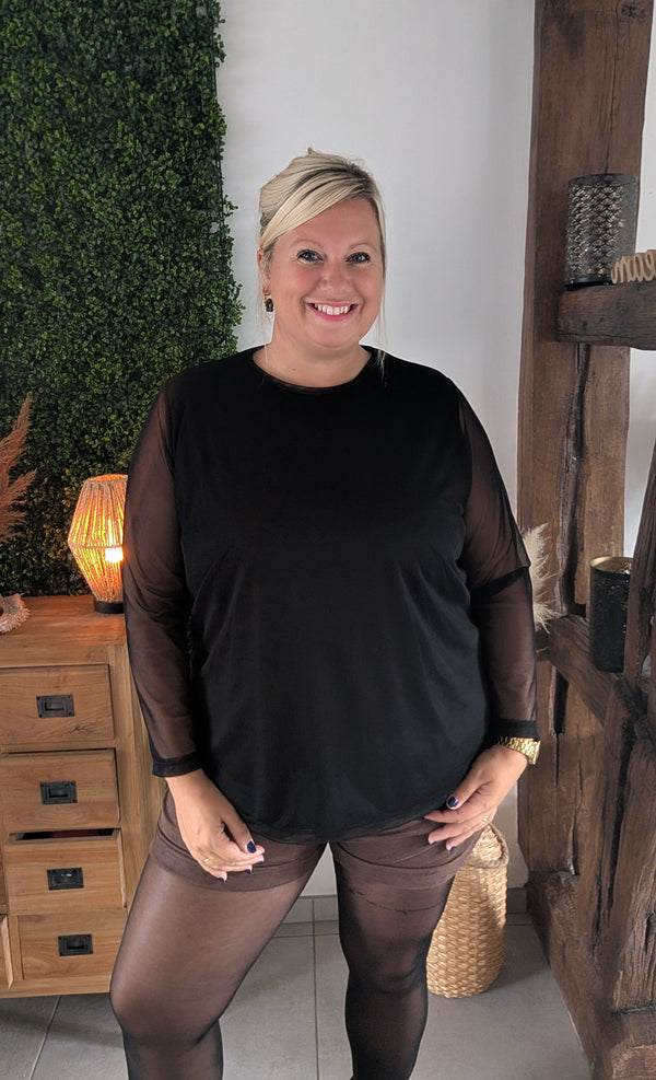 Blouse transparente MILYA
