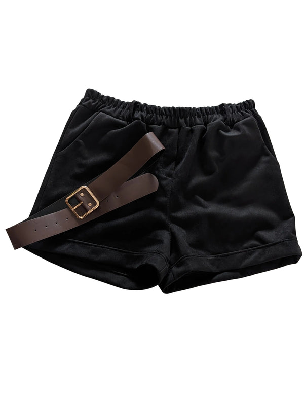 Short en DAIM noir