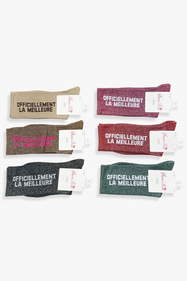 Chaussette à paillettes ADULTE